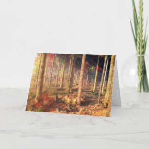 Bladeren met Gold Card Kaart