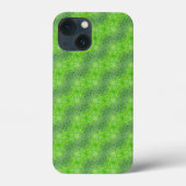 Bladeren met waterdruppelpatroon Case-Mate iPhone case (Achterkant)