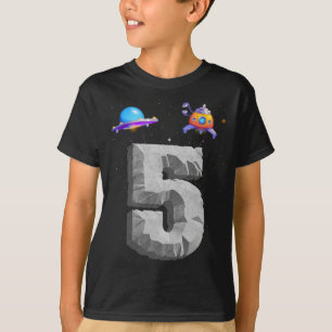 Bladeren naar buitenruimte 5 jaar oud 5 jaar oud t-shirt