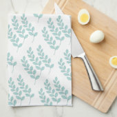 Bladeren Natuur keuken handdoek (Quarter Fold)