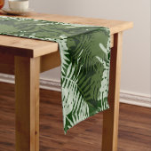 bladeren patroon bananblad design korte tafelloper (Voorbeeld)