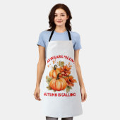 Bladeren vallen, herfst roept Design Classi Schort (Gedragen)