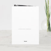 Bladeren vallen in liefde bruiloft livestream foto aankondiging (Achterkant)