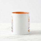 Bladeren vallen, koffie roept, Cute Fall Mok (Midden)