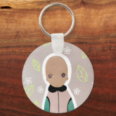 Bladeren vallen sleutelhanger (Voorkant)