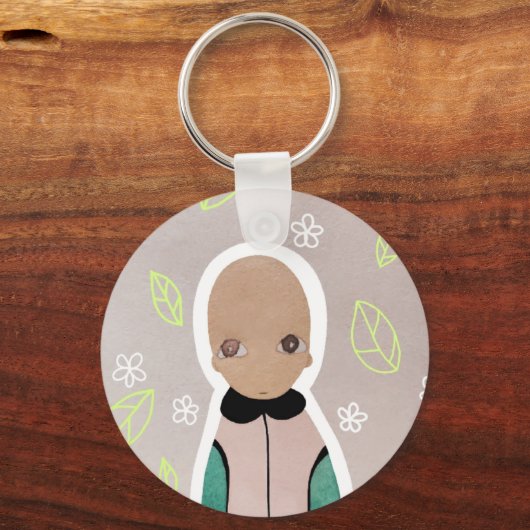 Bladeren vallen sleutelhanger (Voorkant)