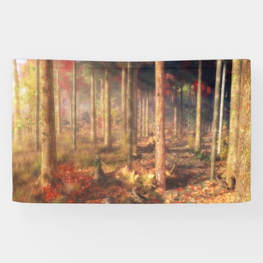 Bladeren van gouden banner (Horizontaal)