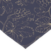 Bladeren van Navy- en gouddruiven  Lange Tafelloper (Hoek)