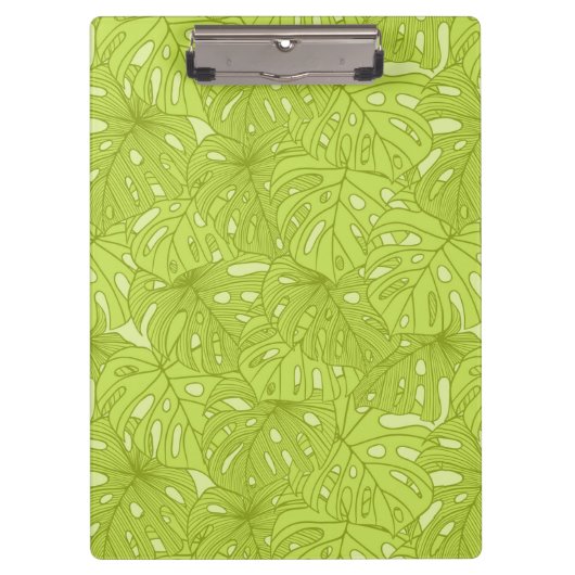 Bladeren van palmbomen klembord (Voorkant)