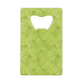 Bladeren van palmbomen kredietkaart flessenopener (Achterkant)