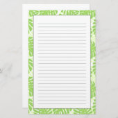 Bladeren van tropisch Plant - Monstera Pattern Briefpapier (Voorkant / Achterkant)