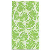 Bladeren van tropisch Plant - Monstera Pattern Klein Cadeauzakje (Achterkant)