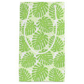 Bladeren van tropisch Plant - Monstera Pattern Klein Cadeauzakje (Voorkant)