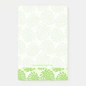 Bladeren van tropisch Plant - Monstera Pattern Post-it® Notes (Voorkant)