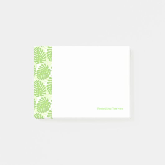 Bladeren van tropisch Plant - Monstera Pattern Post-it® Notes (Voorkant)