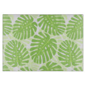 Bladeren van tropisch Plant - Monstera Pattern Snijplank (Voorkant)