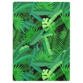 Bladeren van tropische palmbomen | Jouw namen toev Klembord (Achterkant)