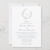 Bladerkam Oud Geld Esthetisch, lichtblauw Kaart (Voorkant)