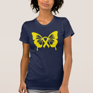 Bladerkanker Geel Butterfly T-shirt