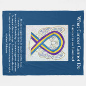 Bladerkanker - Kunststof chemogebak Fleece Deken (Voorkant (Horizontaal))