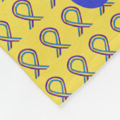 Bladerkanker - Lintstof-chemogebak Fleece Deken (Hoek)