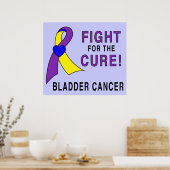 Bladerkanker: vechten voor de kure! poster (Keuken)