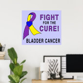 Bladerkanker: vechten voor de kure! poster (Thuiskantoor)