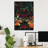 bladerunner poster (Thuiskantoor)