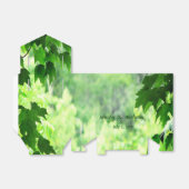 Bladgroen Bruiloft Favor Box Bedankdoosjes (Uitgevouwen)