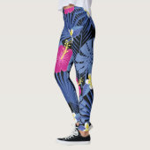 Bladgroen Tropisch Hawaïaans Leggings (Links)
