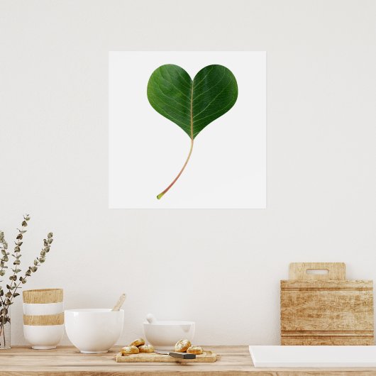 Bladhart Poster (Keuken)