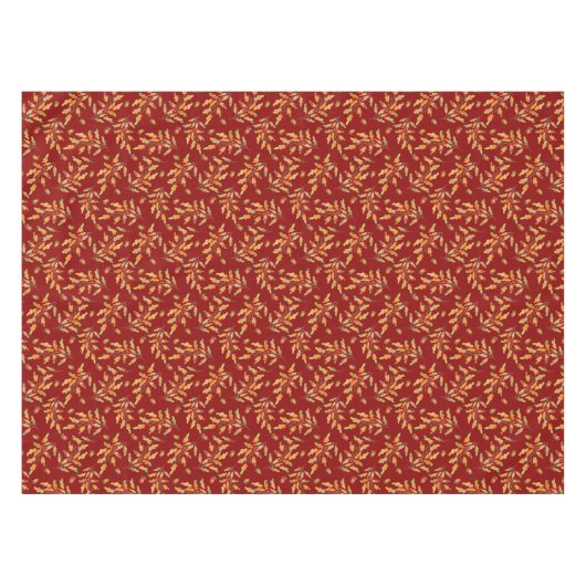 Bladkleuren en herfstkleuren tafelkleed (Voorkant (Horizontaal))