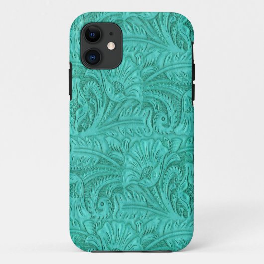 Bladleder met adercoating, Western afdrukken Case-Mate iPhone Case (Achterkant)