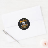 Bladmetaalarbeider Tin Knocker Flying Tools Ronde Sticker (Envelop)