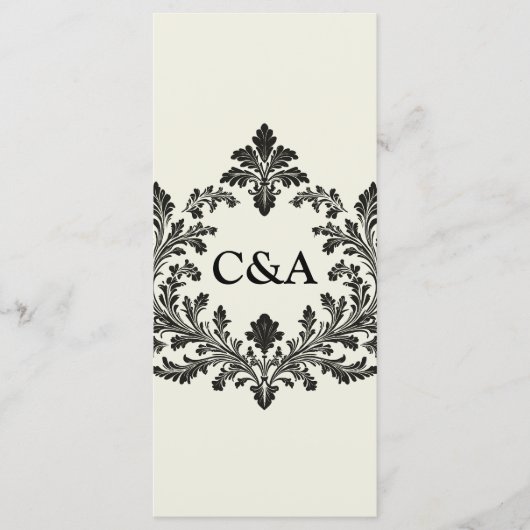 bladmotief menu (Voorkant)