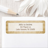 Bladmuziek Adresetiketten Etiket (Insitu)