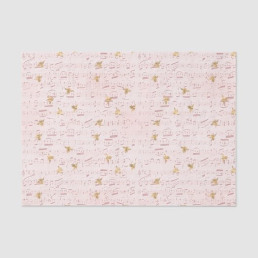  Bladmuziek en Bijen Tissuepapier (Voorkant)