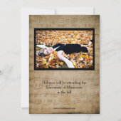 Bladmuziek met Foto's - Afstuderen Aankondiging (Achterkant)