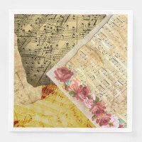  bladmuziek, muzieknoten, piano Rozen
