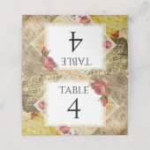 Bladmuziek, Piano Musical Notes Rozen (Buitenkant ongevouwen)