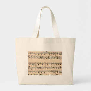  Bladmuziek Score Opmerkingen Grote Tote Bag