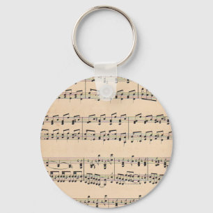  Bladmuziek Score Opmerkingen Sleutelhanger