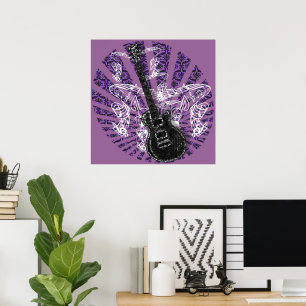 Bladmuziek uit het verleden Rock N Roll Poster