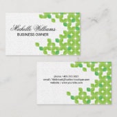 Bladpatroon achtergrond visitekaartje (Voorkant / Achterkant)