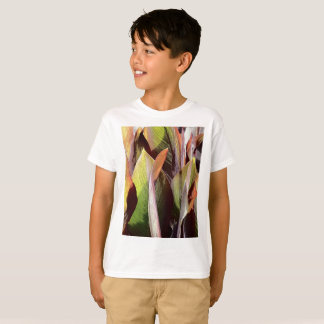 bladpatroon botanisch thema t-shirt