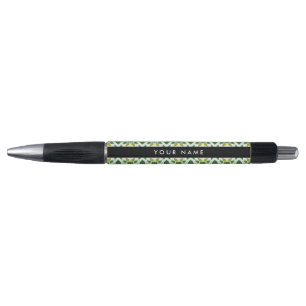Bladpatroon, Groene Bladeren, Uw Naam Pen