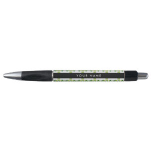 Bladpatroon, Groene Bladeren, Uw Naam Pen