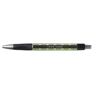Bladpatroon, Groene Bladeren, Uw Naam Pen