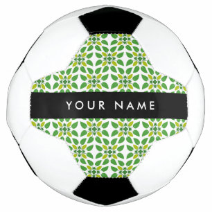 Bladpatroon, Groene Bladeren, Uw Naam Voetbal