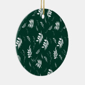 bladpatroon keramisch ornament (Rechts)